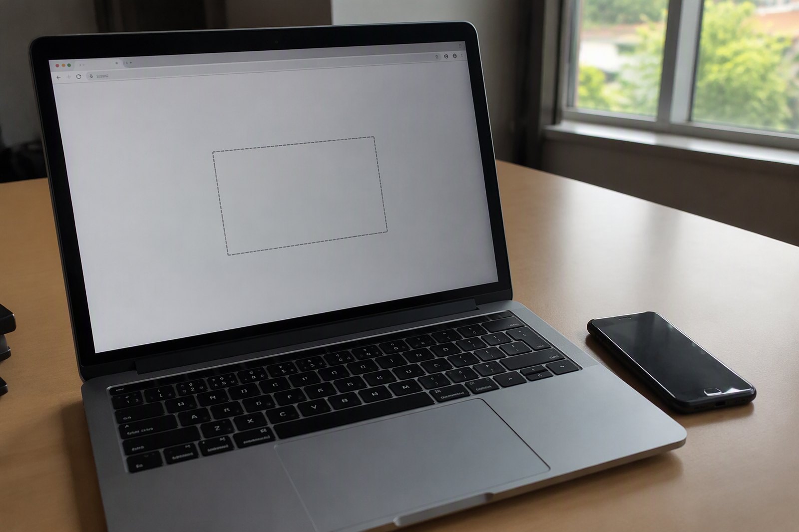 A laptop showing a free online tool with a single upload slot